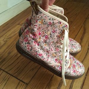 Floral Dr. Martens